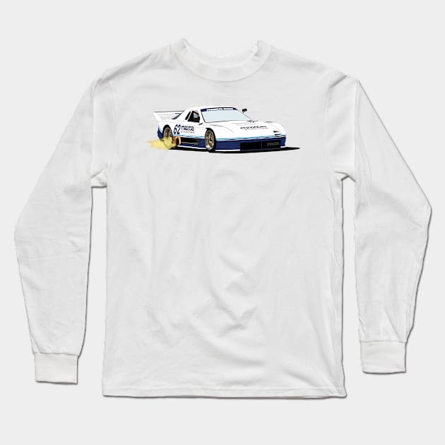 RX-7 GTO Long Sleeve T-Shirt by Maxyenko